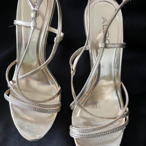 Aldo Strappy Sandals 4" heels - Picture 5 of 5